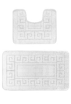 Комплект ковриков для ванной Confetti Bath Maximus Ethnic 2581 Pearl White PS