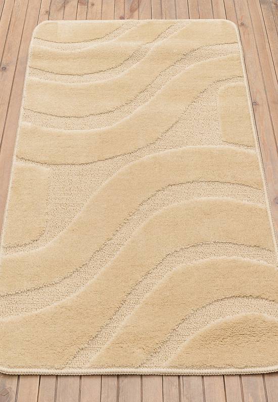 Бежевый коврик для ванной Symphony 2540 Beige
