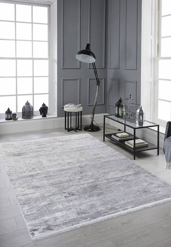 Неоклассический вискозный ковер MG165-Grey
