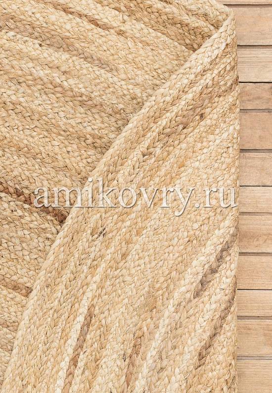 Двусторонняя циновка из джута ECH 01E Natural