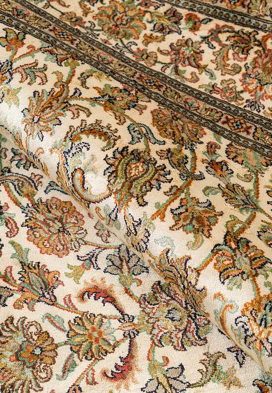 Шелковый ковер из Индии 252374-Afshar beige