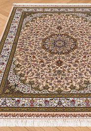 ковер в перспективе против ворса Ottoman Silk Shah Abbasi-Beige