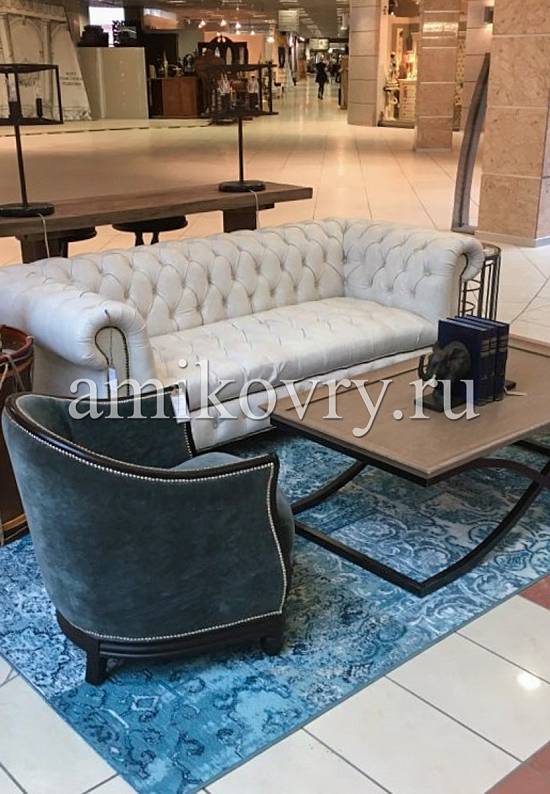 Безворсовый ковер из хлопка 91290-5006-99 discount