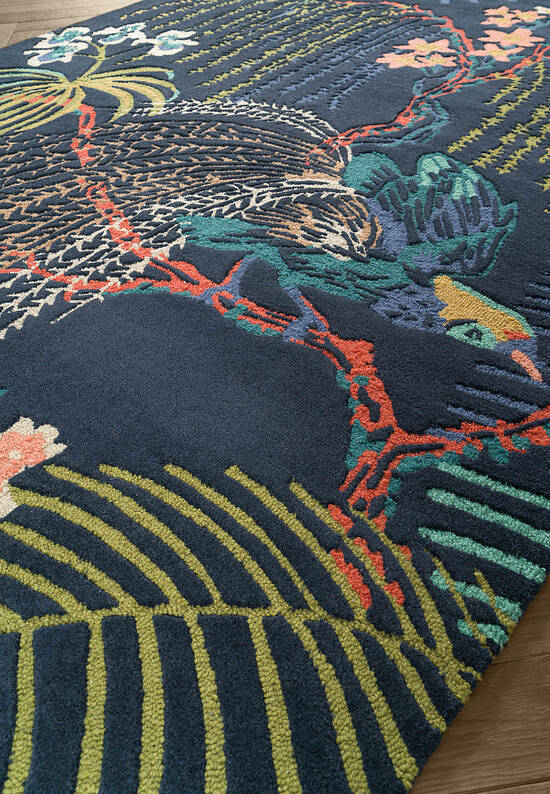 Дизайнерский ковер ручной работы Rain Forest-50708