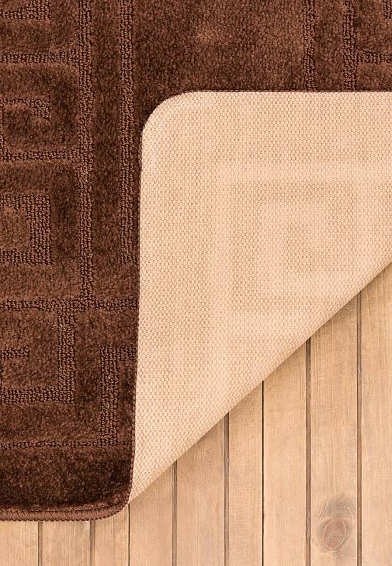Комплект ковриков для ванной и туалета Ethnic 2518 Brown PS