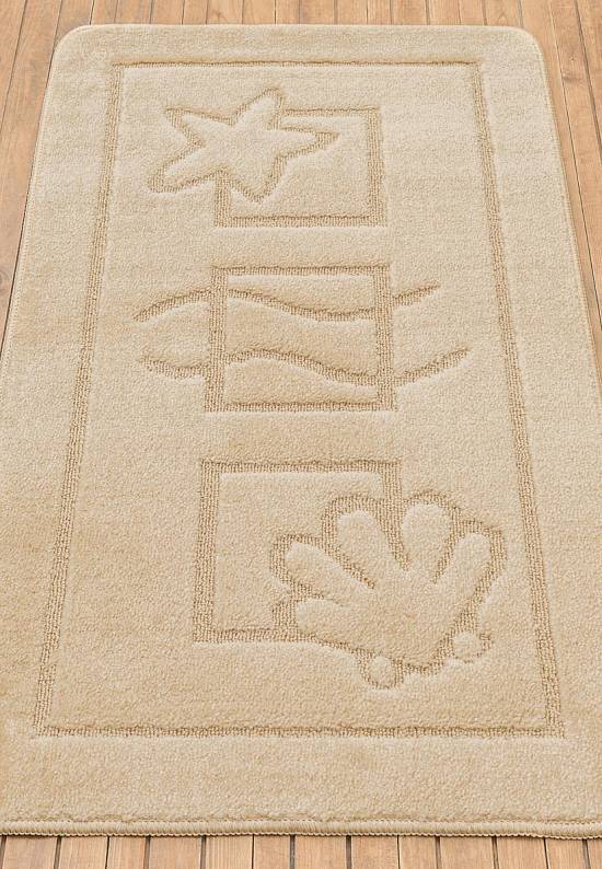 Светлый коврик для ванной  Maritime 2540 Beige