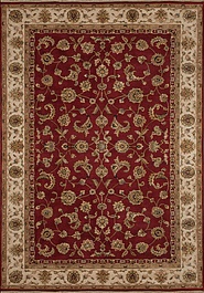 дизайн ковра Kashan gold 10/10 S-39-1-Red/Ivory