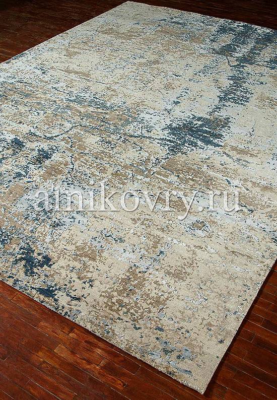 Дизайнерский ковер ручной работы 8/8-RWB ESK-407-Mink/Blue Mirage
