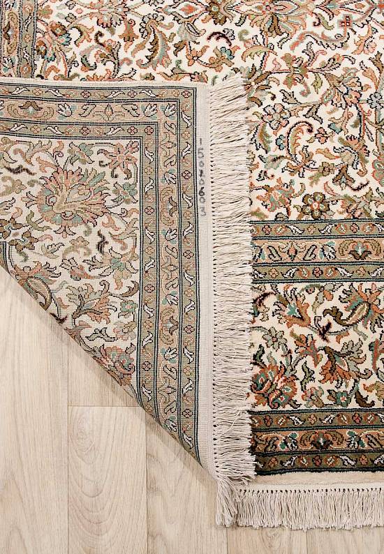 Шелковый ковер ручной работы из Индии 234773-Afshar beige/beige