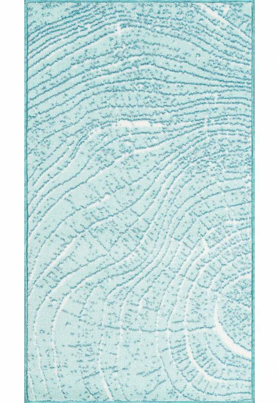 Светлый коврик для ванной  Lumber 02 Turquoise