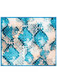 Коврик для ванной Confetti Bath Bella Snakeskin 01 Blue квадрат