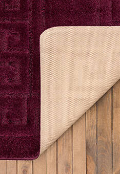 основа коврика для ванной Confetti Bath Maximus Ethnic 2576 Aubergine BQ