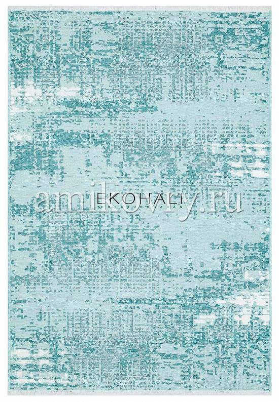 Двусторонний безворсовый ковер из шенилла NK 01 Cream Aqua