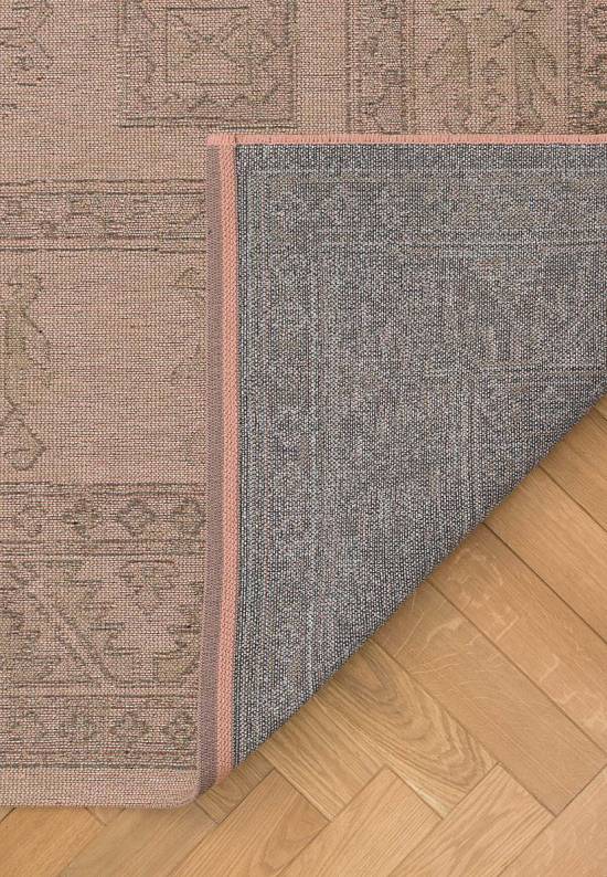 Безворсовый ковер из шерсти и джута RK4628-R312