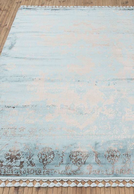 Классический вискозный ковер 12 Turquoise