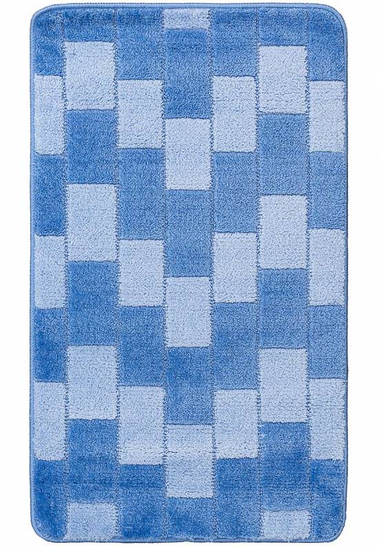 Голубой коврик для ванной Bornova 2509 Blue
