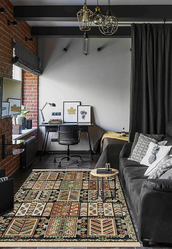 Бельгийский вискозный ковер RG5817-R415