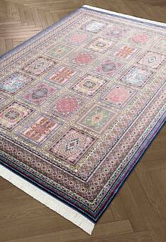 ковер в перспективе Ottoman Silk Farshineh-Dark Blue