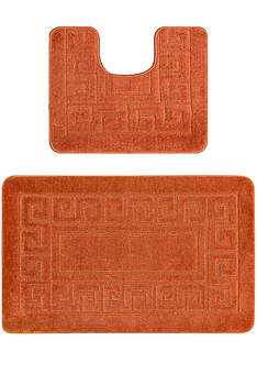 дизайн комплекта ковриков для ванной Confetti Bath Maximus Ethnic 2505 Ginger PS