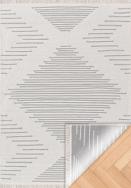дизайн двустороннего безворсового ковра безворсовый ковер Arya AR 15 Grey