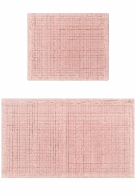 Комплект ковриков для ванной и туалета Hazar 03 Dusty Rose