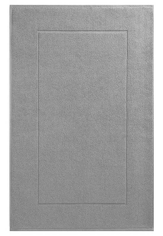 Серый коврик для ванной из хлопка Light Grey
