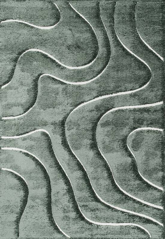 Пушистый ковер из полиэстера RN5468-R805