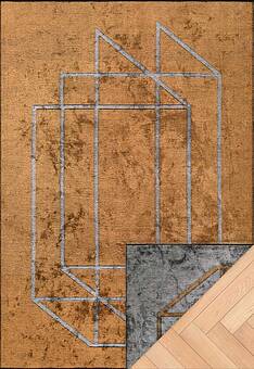 дизайн двустороннего безворсового ковра Couture Duo SC6181