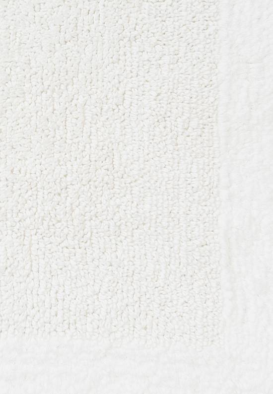 Двусторонний коврик для ванной  Natura Heavy 1601 White