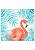 Светлый коврик для ванной  Flamingo 01 Turquoise