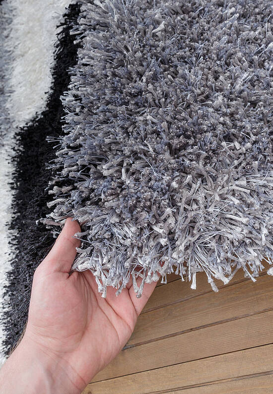 Ковер с длинным ворсом Juwel 68-06-grey