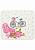Белый коврик для ванной Vintage Bike 05 Dark Pink