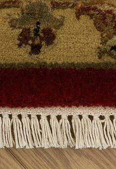 фрагмент ковра Kashan gold 10/10 MI-880-Red/Ivory