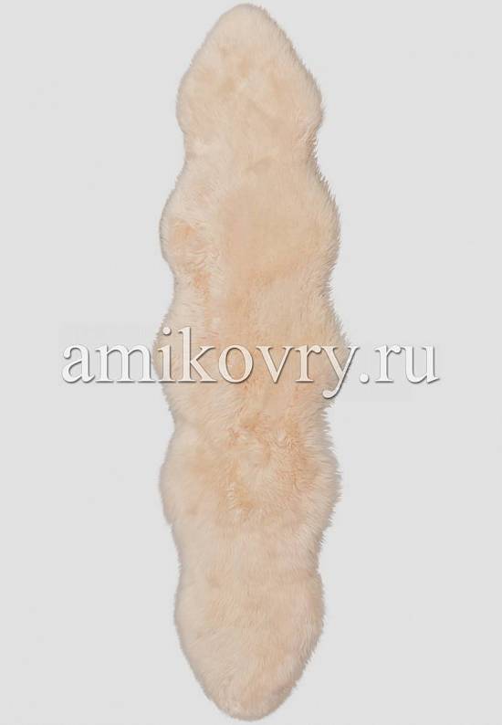Новозеландская овчина персик светлый