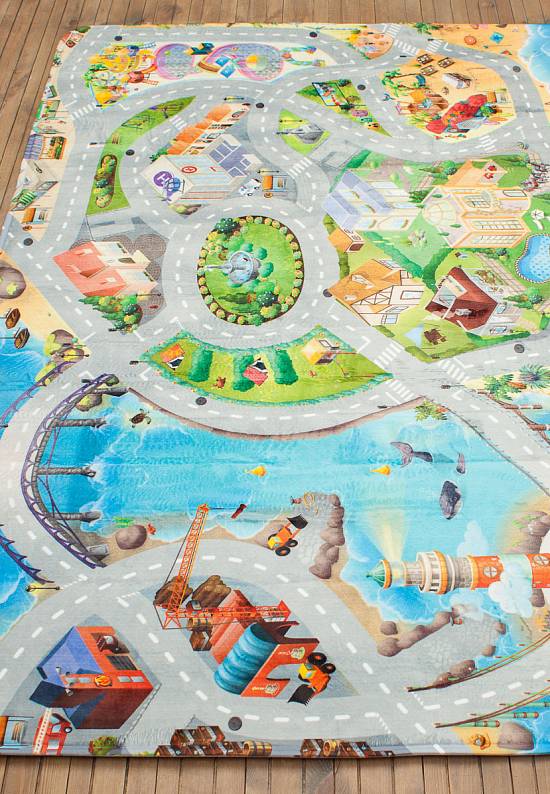 Детский мягкий игровой коврик Sea Side