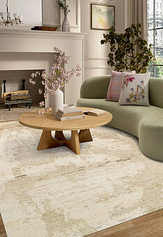 ковер в интерьере Manifest RE-1345 5/16 Natural White/Soft Beige