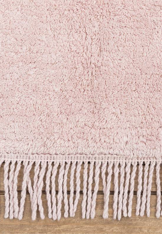 Розовый коврик для ванной из хлопка Axis-Pink