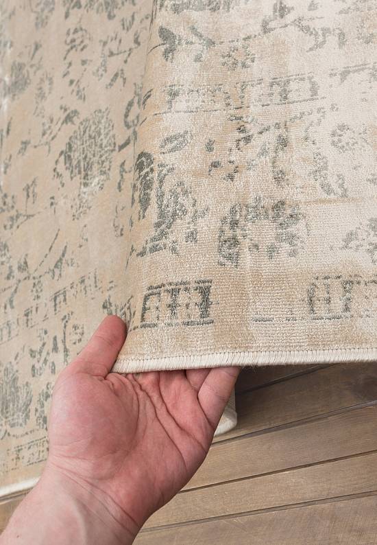 Неоклассический вискозный ковер MG165-Beige