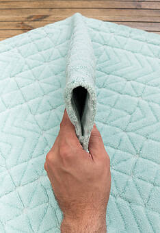 фактура коврика Confetti Bath Cotton Bafa 02 Mint Green