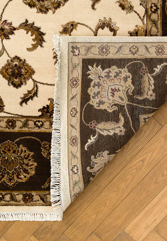 Элитный ковер ручной работы 10/10 AM-101-2-Ivory/Brown