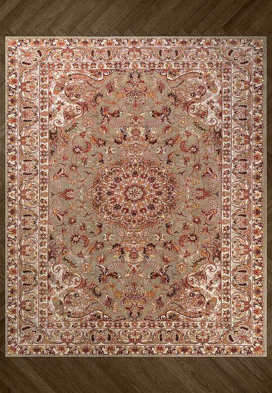 Иранский ковер из шерсти 2218M