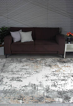 ковер в интерьере Graff 3319-Gray