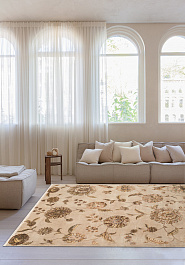 ковер в интерьере Kashan gold Beige