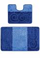 Комплект ковриков для ванной Confetti Bath Maximus Sile 2582 Dark Blue PS