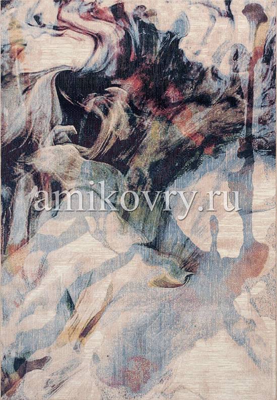 Монгольский шерстяной ковер 6A2740-001