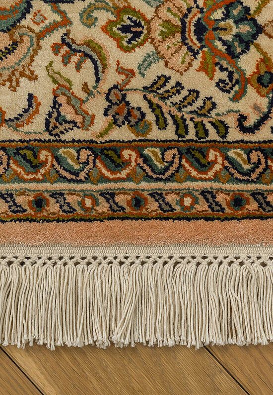 Шелковый ковер ручной работы IIST-GICCK2E2E Kashan Cream