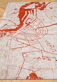 безворсовый ковер в перспективе Streets Amsterdam LS5283-L267