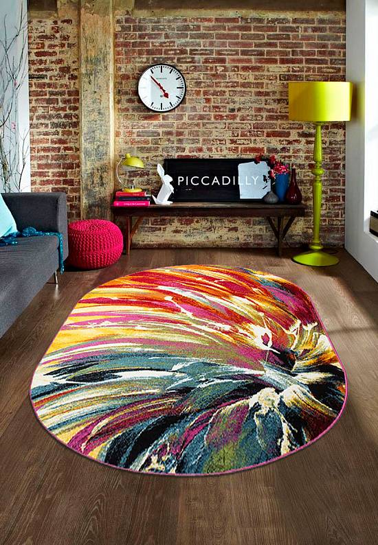 Недорогой синтетический ковер 2950-Multicolor