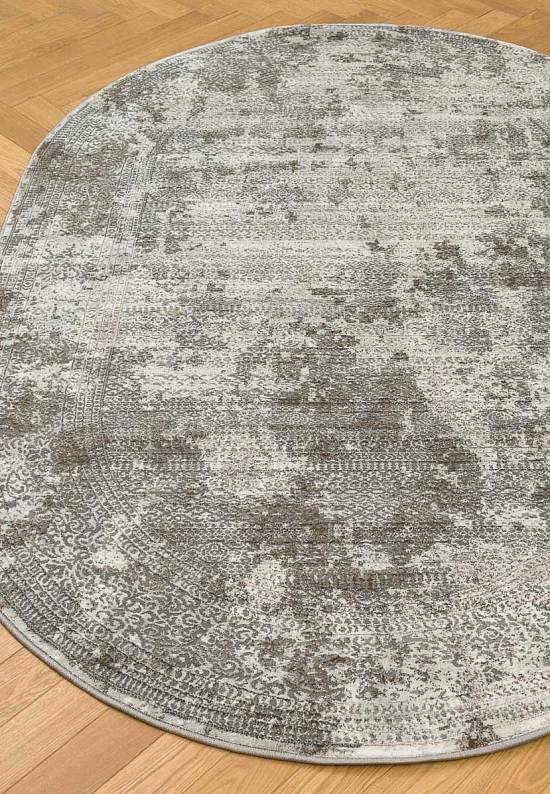 Синтетический бюджетный ковер F239-Gray-Beige