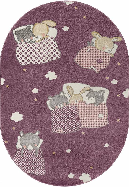 Недорогой современный ковер 2922-Light Purple